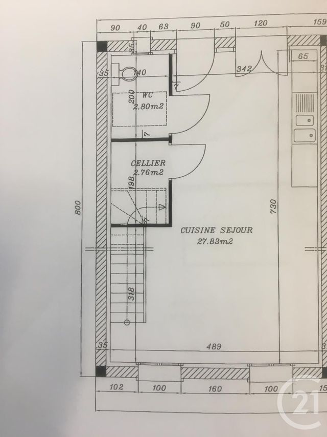 Appartement F3 à louer - 3 pièces - 64.62 m2 - ESTREES ST DENIS - 60 - PICARDIE - Century 21 Infinity